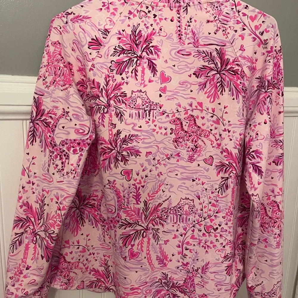 Lilly Pulitzer Pink and Purple Patterned Blouse - Picture 4 of 7